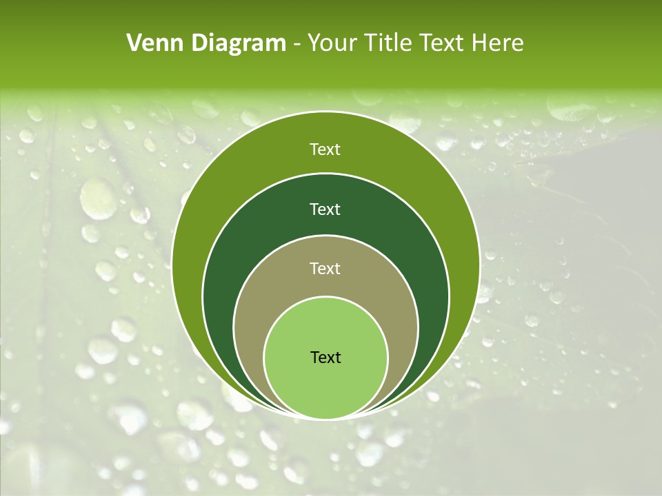 Clear Plant Bubble PowerPoint Template