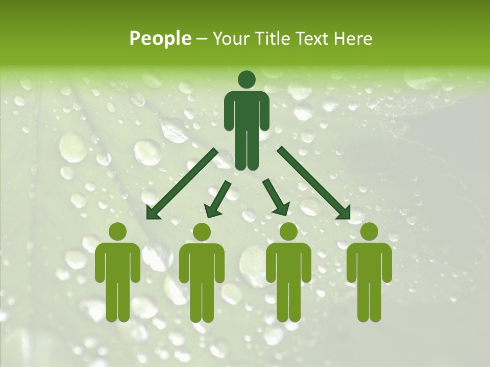 Clear Plant Bubble PowerPoint Template