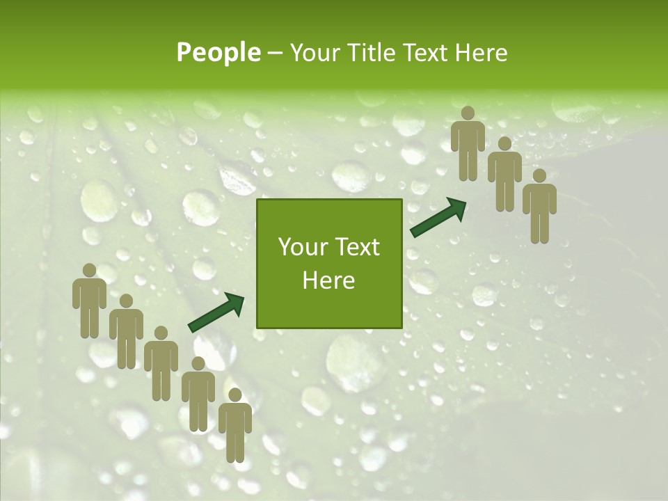 Clear Plant Bubble PowerPoint Template