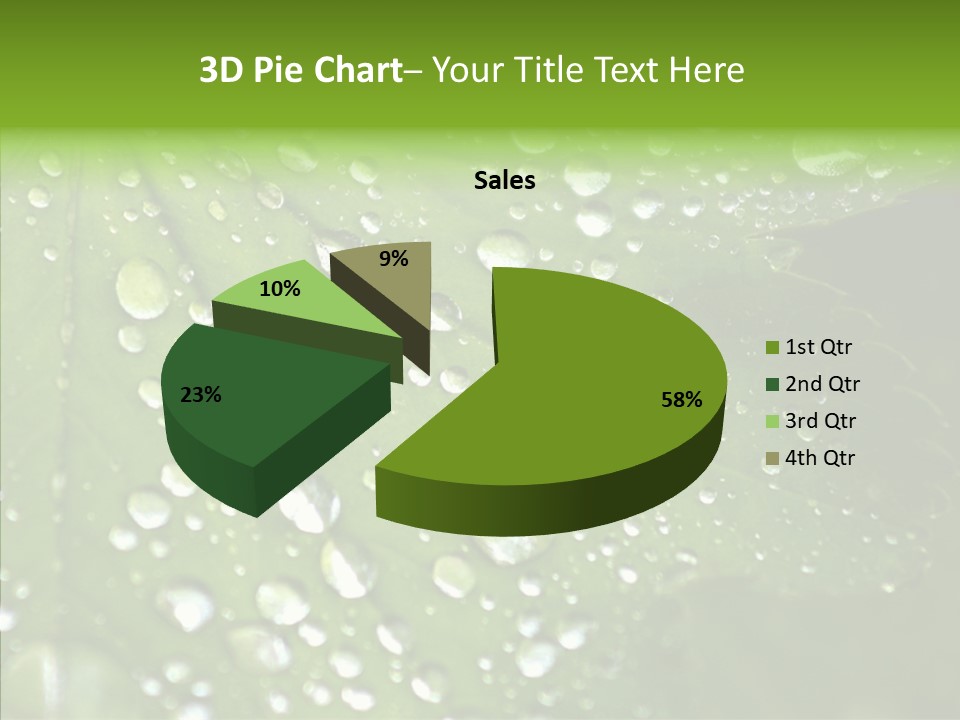 Clear Plant Bubble PowerPoint Template