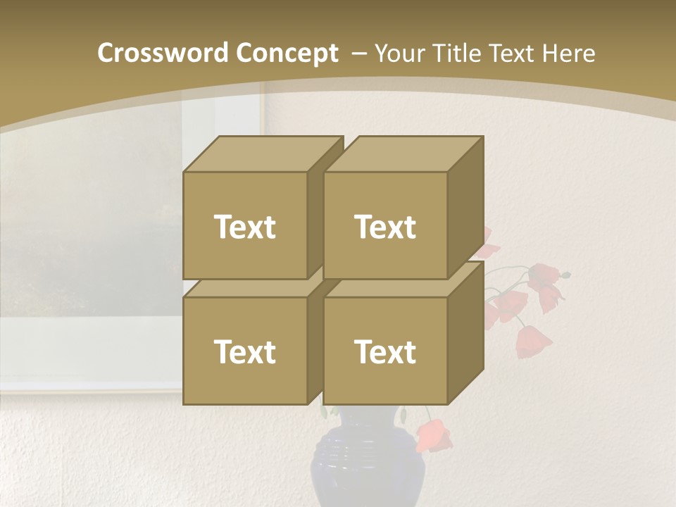 Black Flourish Indoor PowerPoint Template