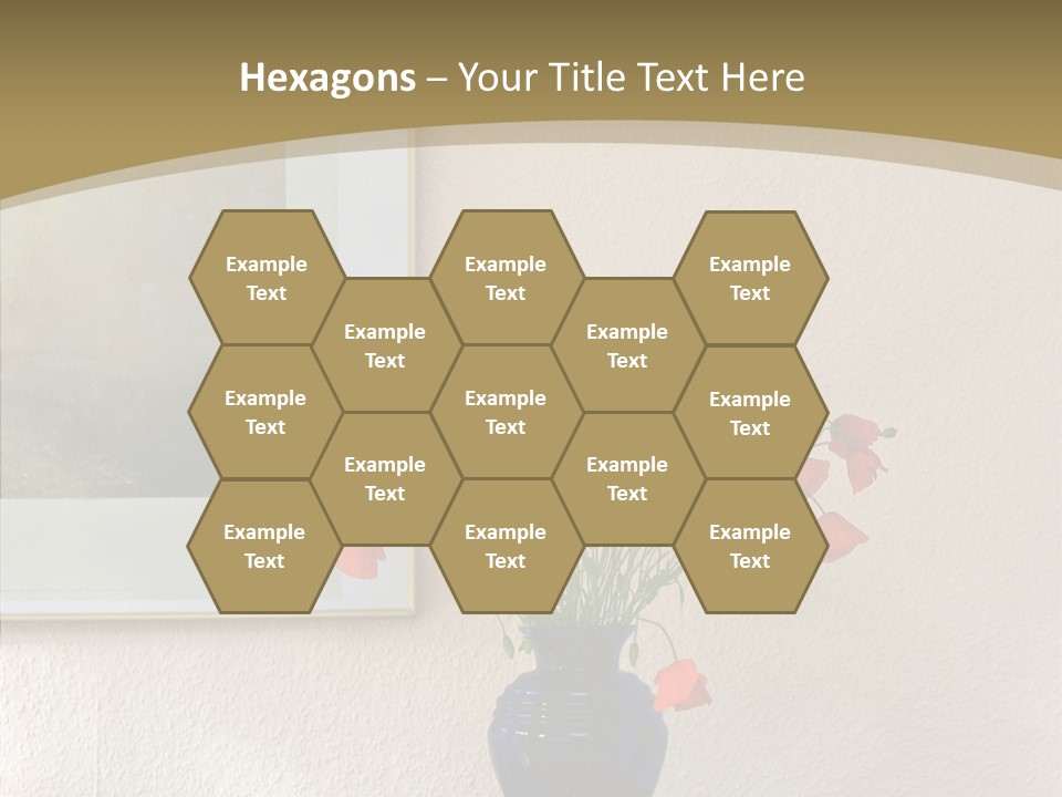 Black Flourish Indoor PowerPoint Template