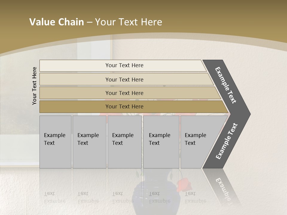 Black Flourish Indoor PowerPoint Template