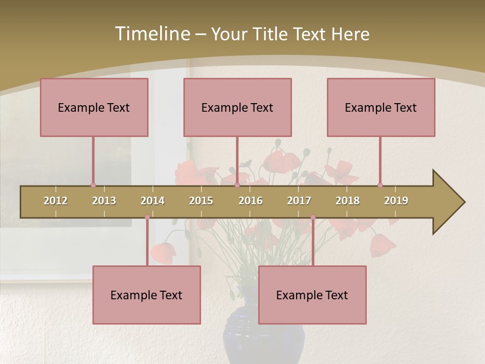 Black Flourish Indoor PowerPoint Template