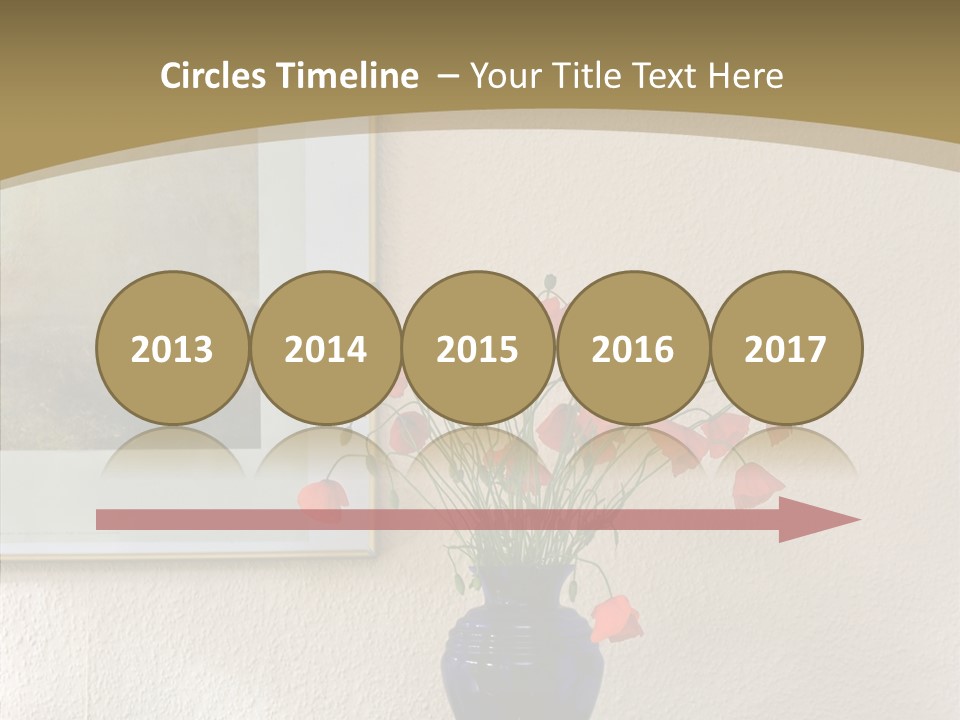 Black Flourish Indoor PowerPoint Template