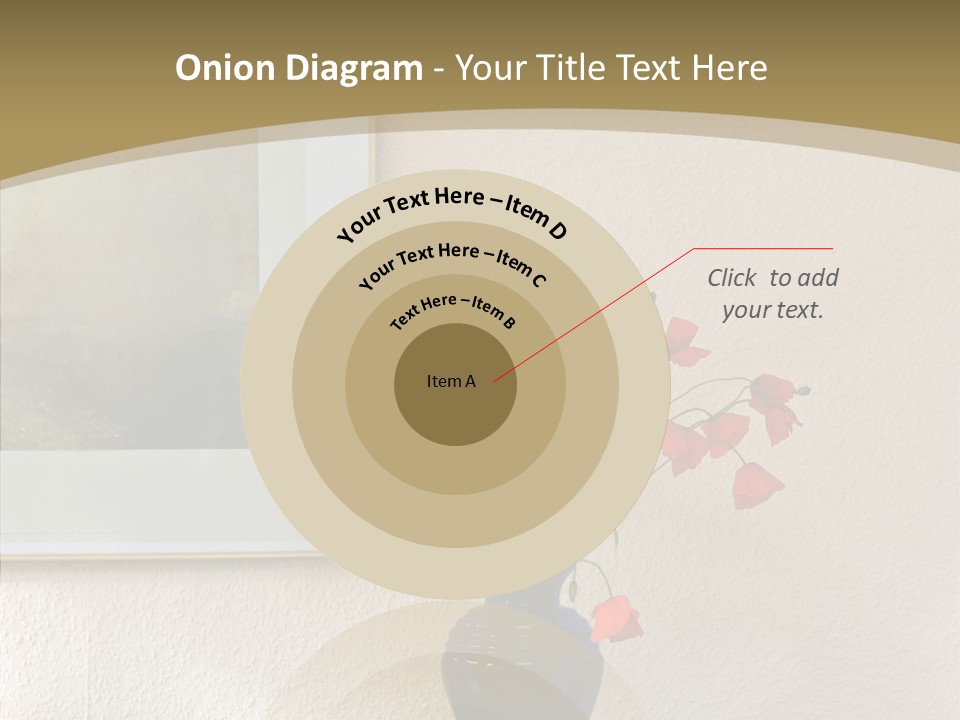 Black Flourish Indoor PowerPoint Template