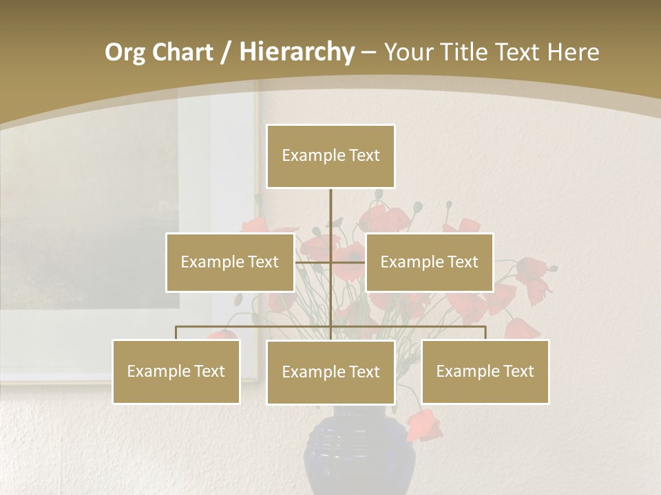 Black Flourish Indoor PowerPoint Template