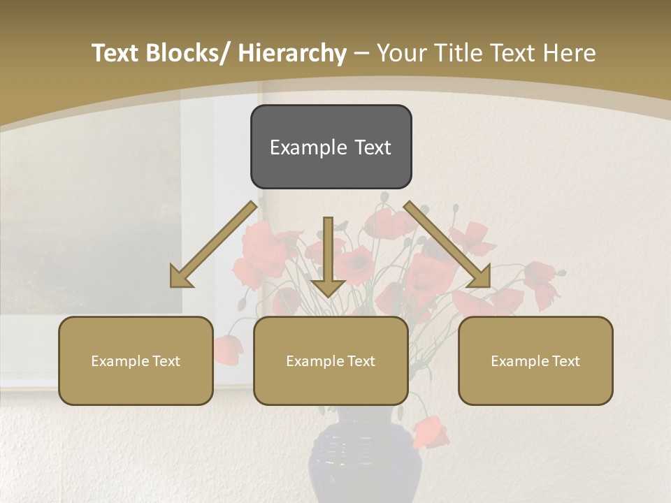 Black Flourish Indoor PowerPoint Template
