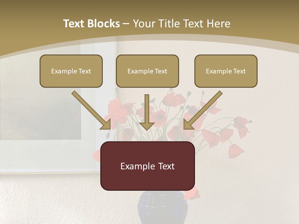 Black Flourish Indoor PowerPoint Template