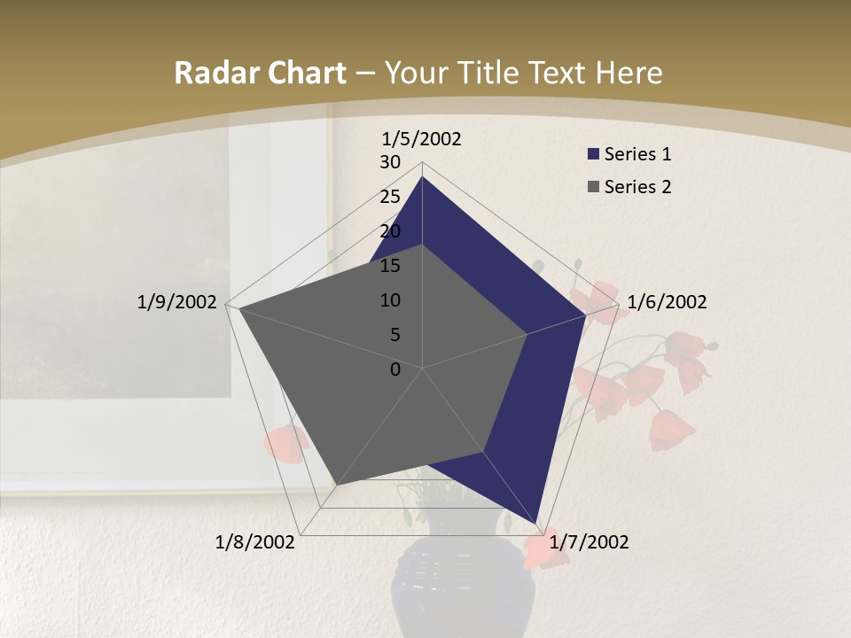 Black Flourish Indoor PowerPoint Template