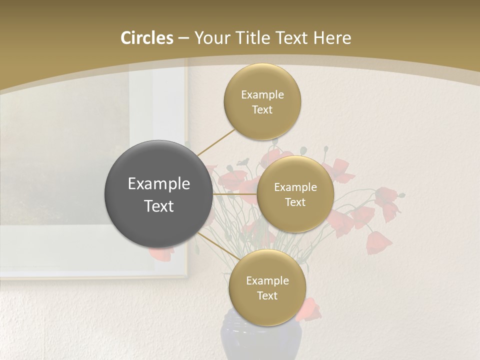 Black Flourish Indoor PowerPoint Template