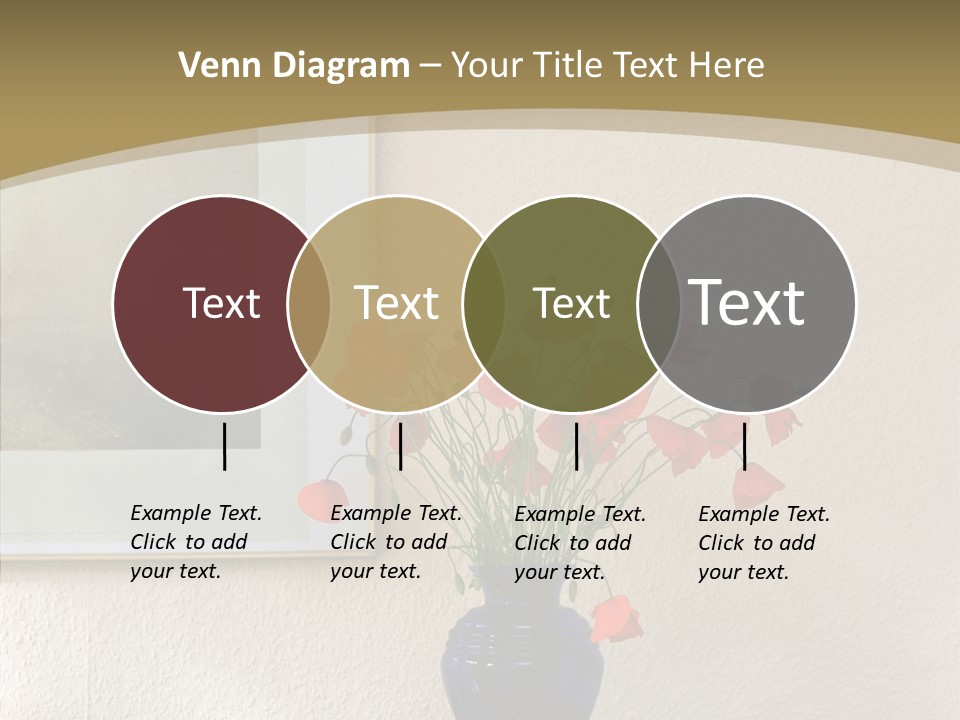 Black Flourish Indoor PowerPoint Template