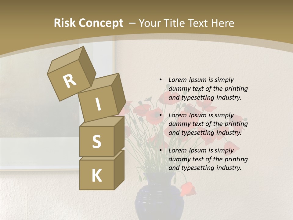 Black Flourish Indoor PowerPoint Template