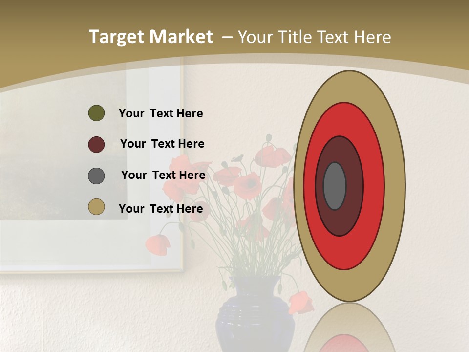 Black Flourish Indoor PowerPoint Template