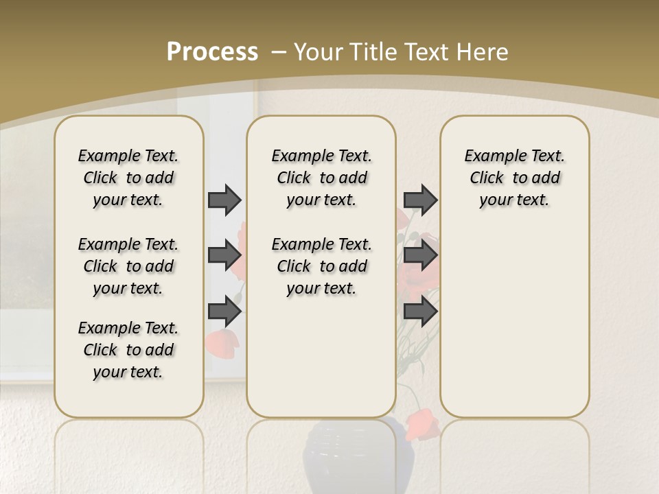 Black Flourish Indoor PowerPoint Template