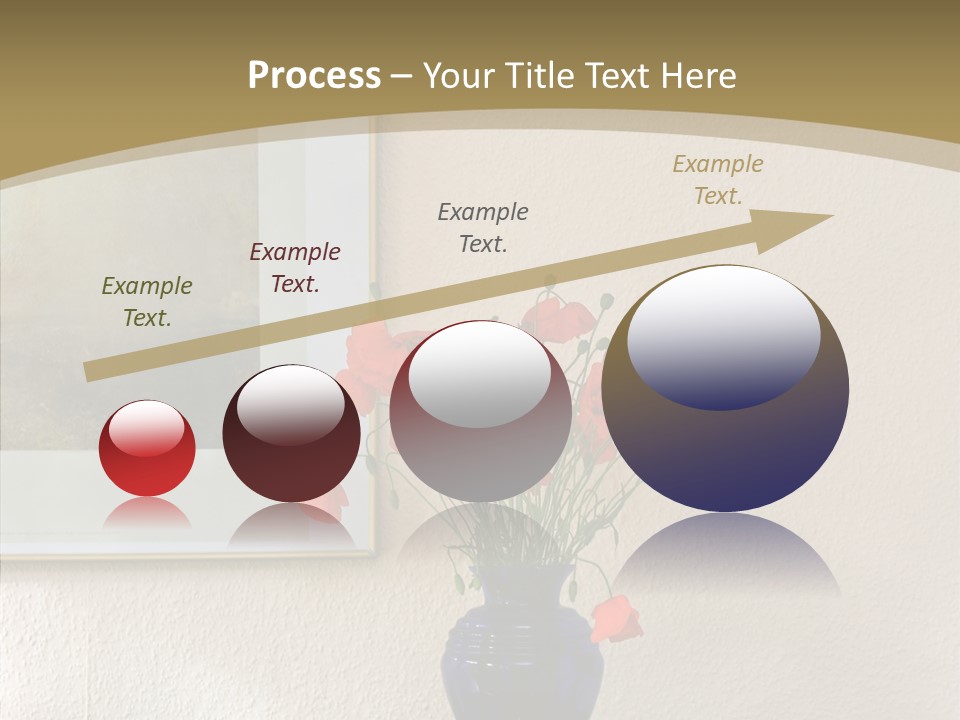 Black Flourish Indoor PowerPoint Template