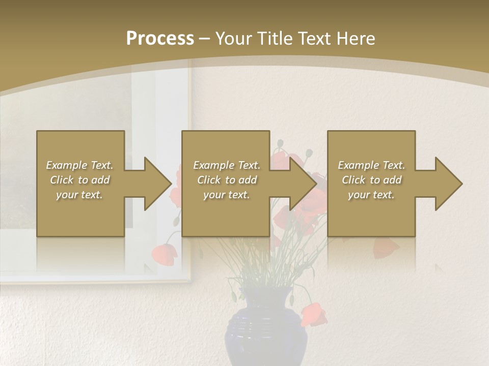 Black Flourish Indoor PowerPoint Template