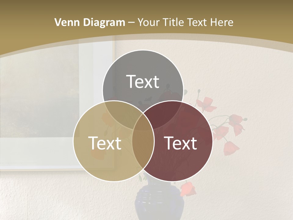 Black Flourish Indoor PowerPoint Template