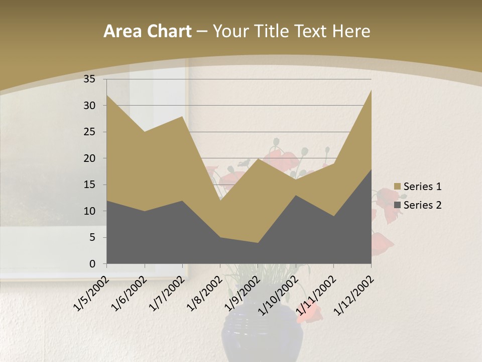 Black Flourish Indoor PowerPoint Template