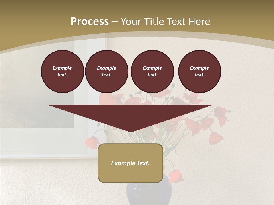 Black Flourish Indoor PowerPoint Template