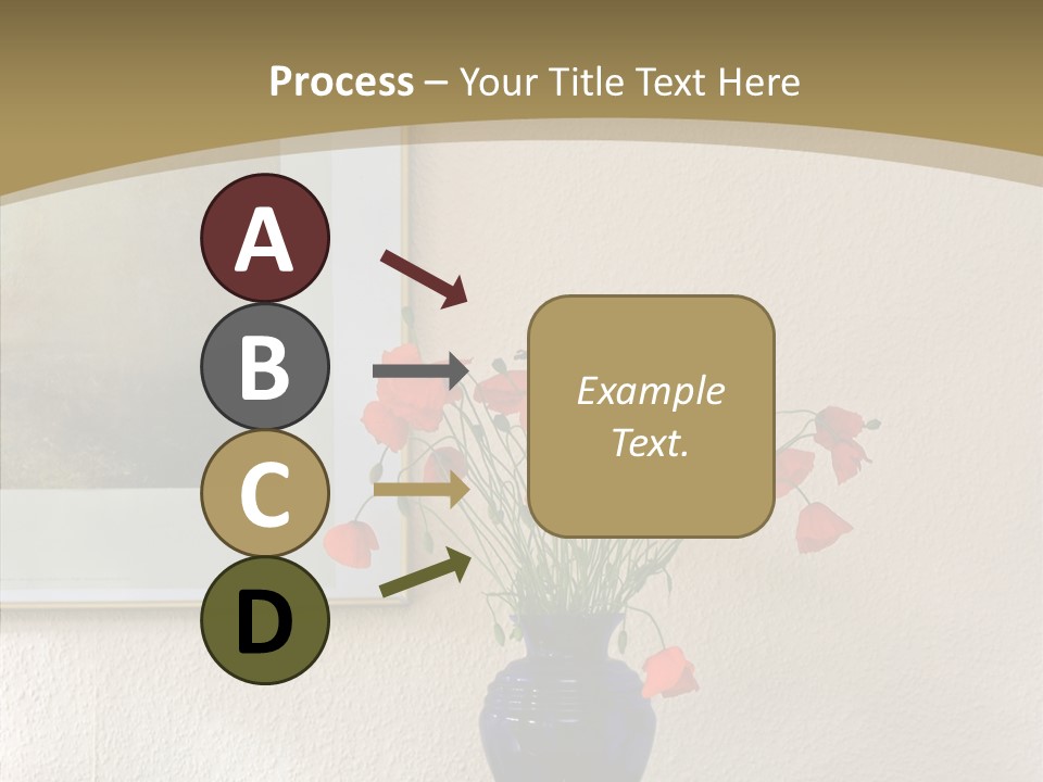 Black Flourish Indoor PowerPoint Template