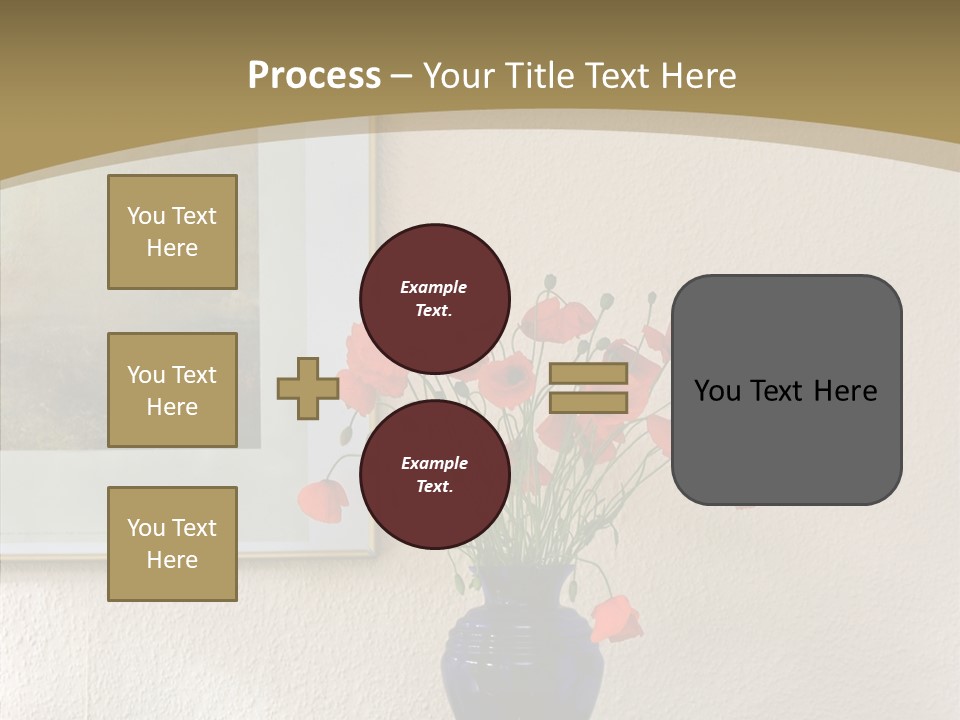 Black Flourish Indoor PowerPoint Template