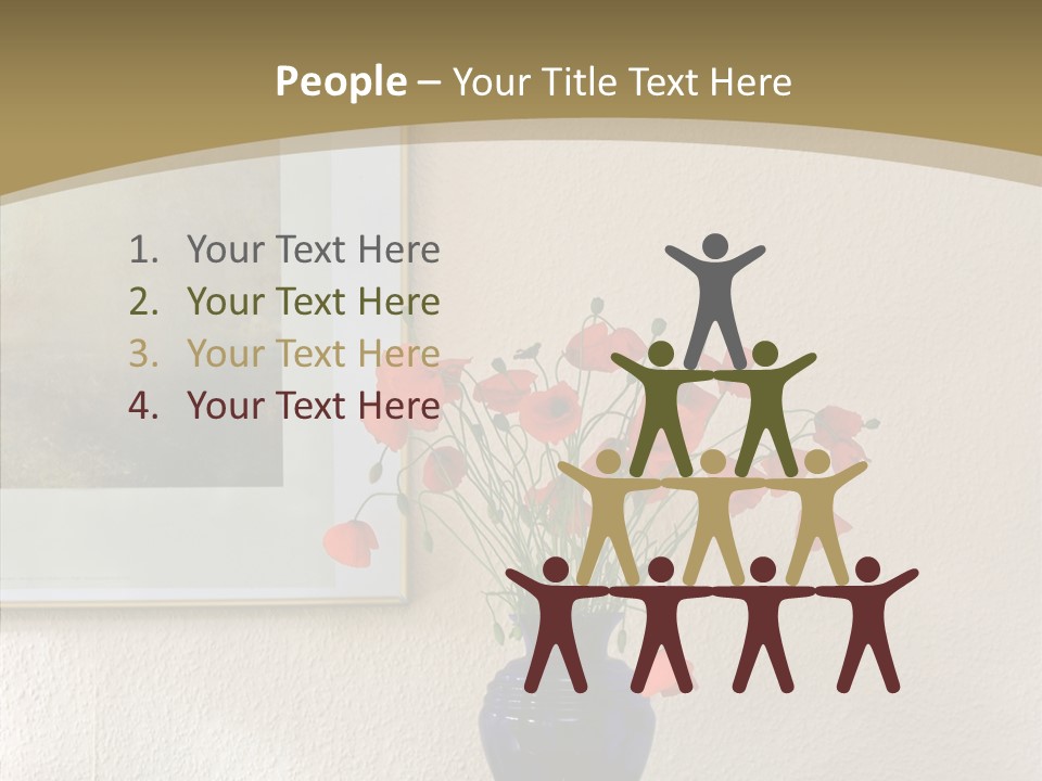 Black Flourish Indoor PowerPoint Template