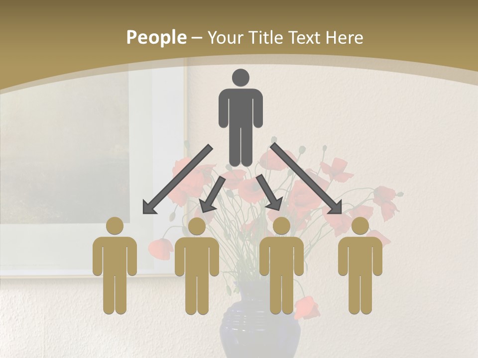 Black Flourish Indoor PowerPoint Template