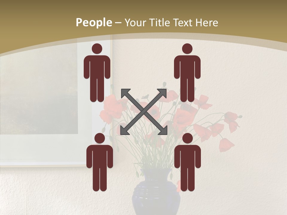 Black Flourish Indoor PowerPoint Template