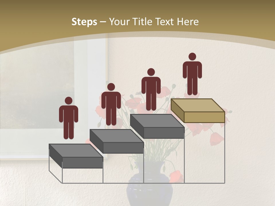 Black Flourish Indoor PowerPoint Template