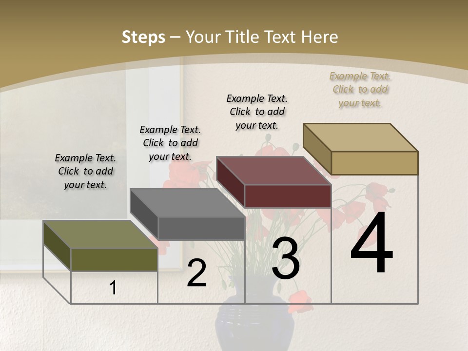 Black Flourish Indoor PowerPoint Template