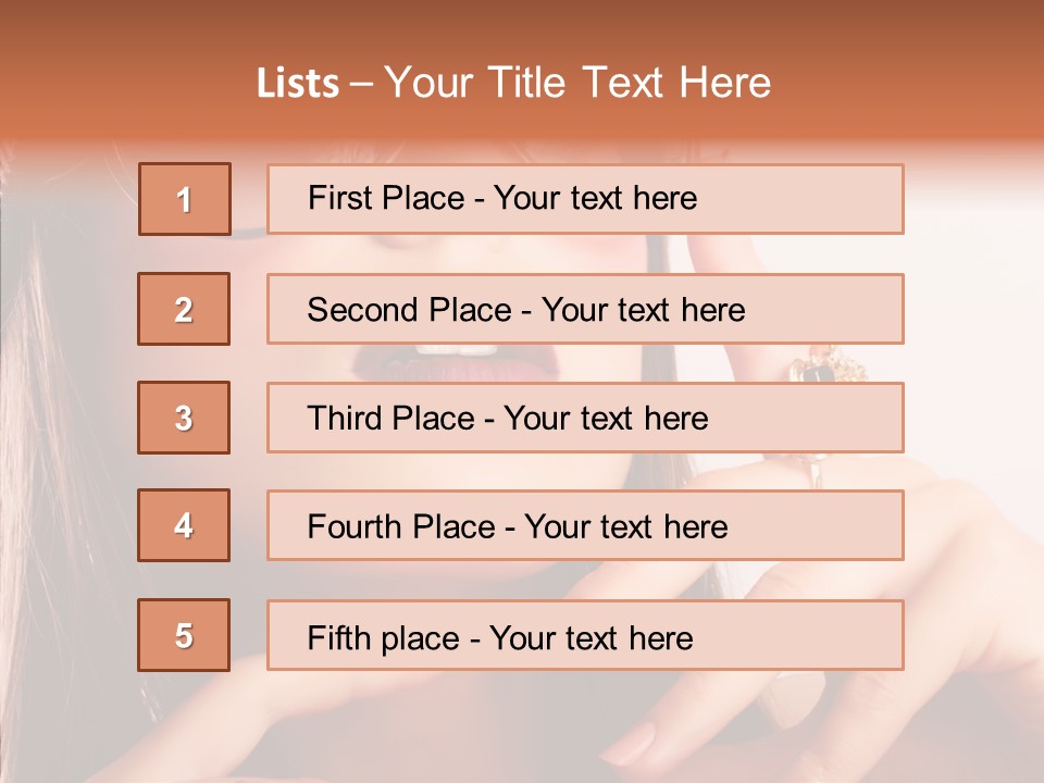 Cute Makeup Background PowerPoint Template
