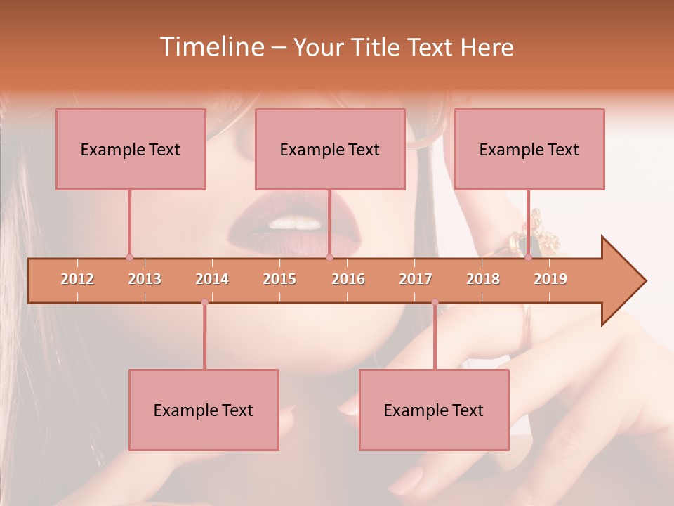 Cute Makeup Background PowerPoint Template