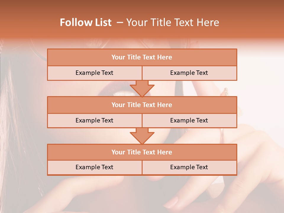 Cute Makeup Background PowerPoint Template