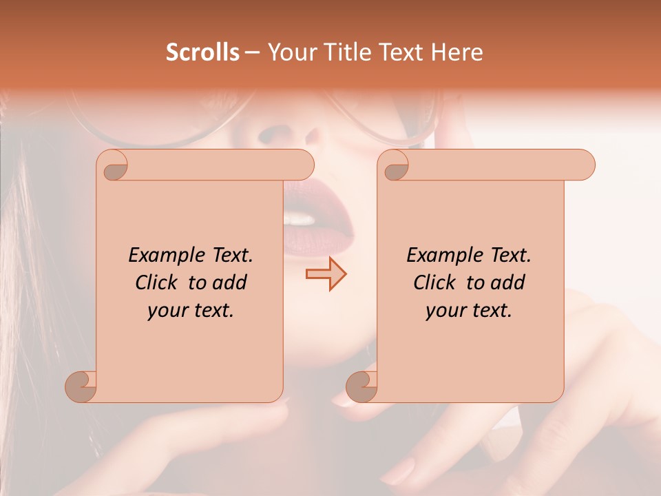 Cute Makeup Background PowerPoint Template