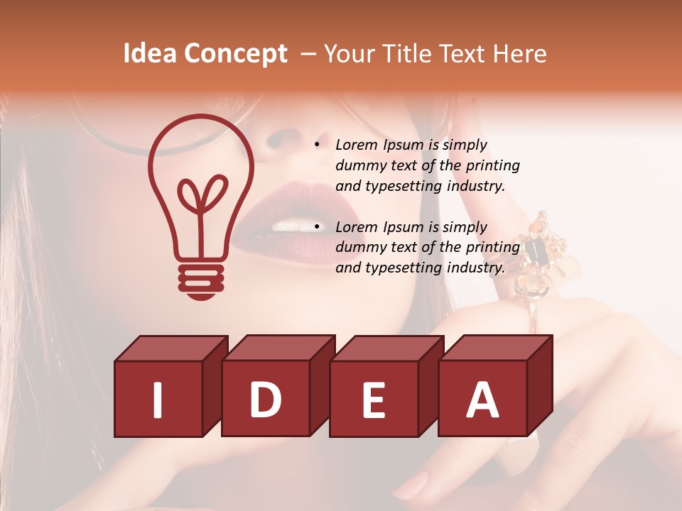 Cute Makeup Background PowerPoint Template