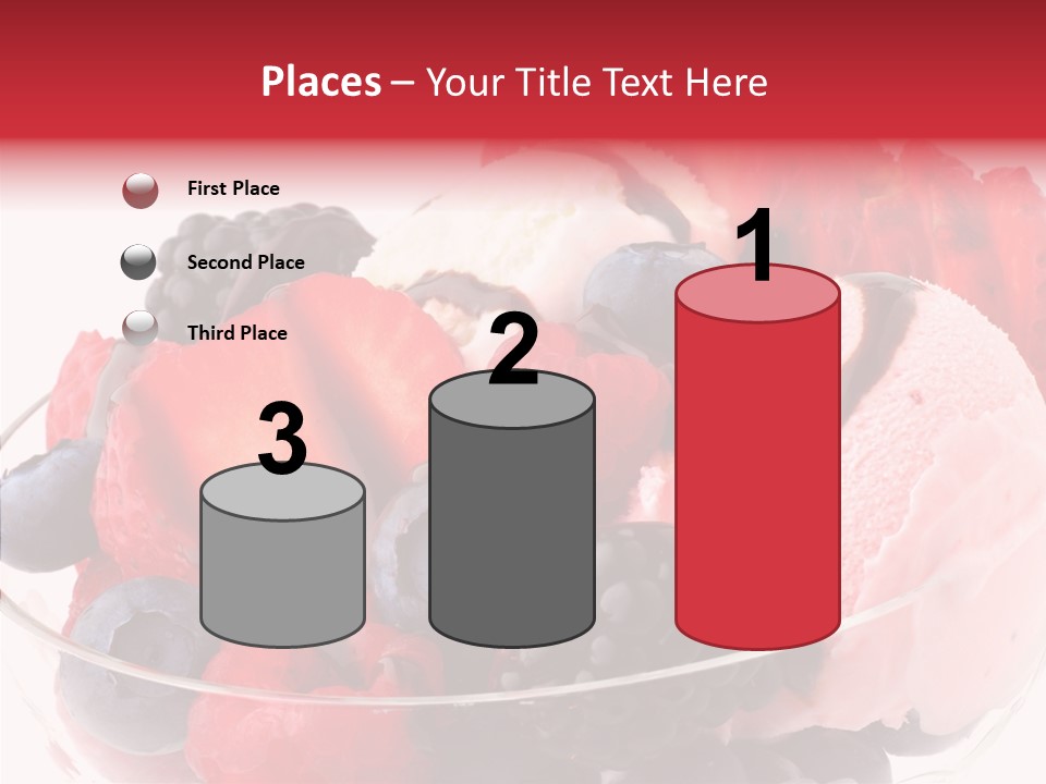 Frozen Dessert Sweet PowerPoint Template