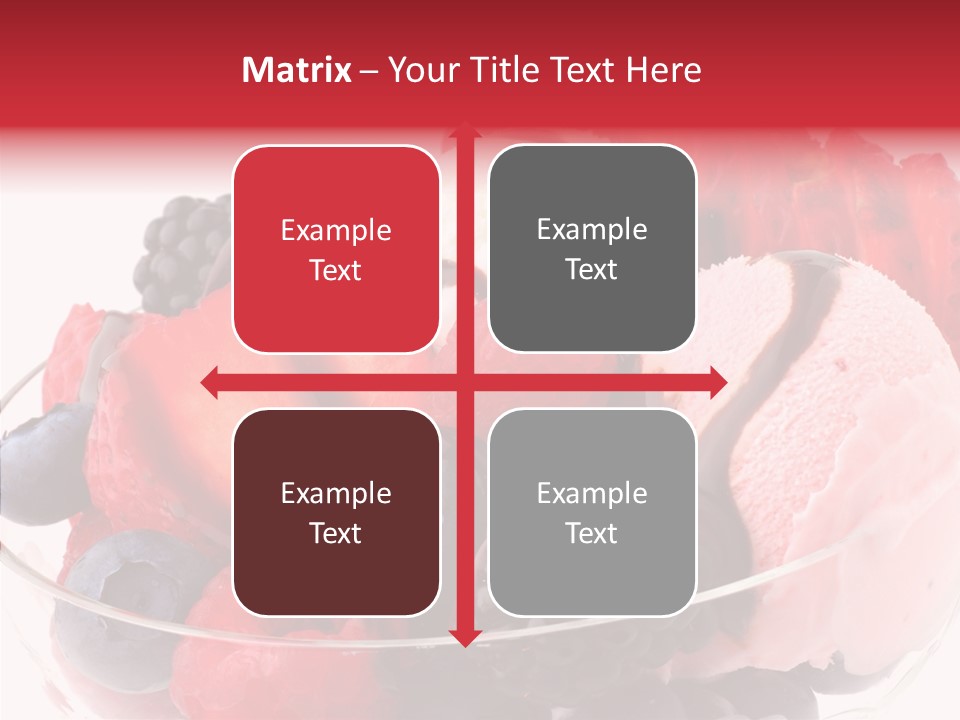 Frozen Dessert Sweet PowerPoint Template