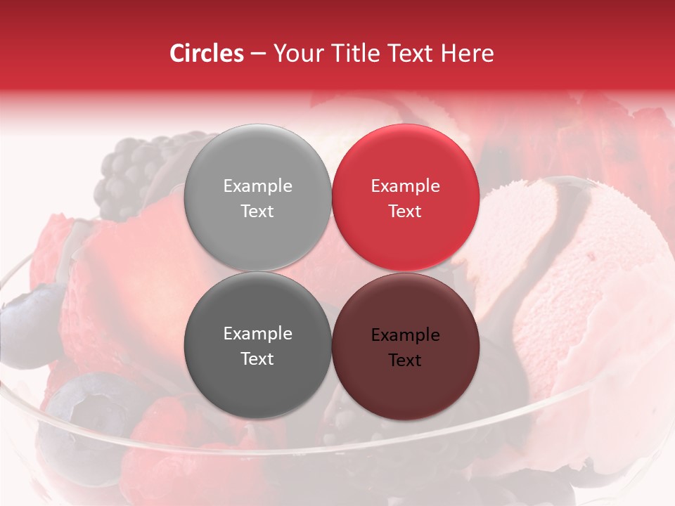 Frozen Dessert Sweet PowerPoint Template