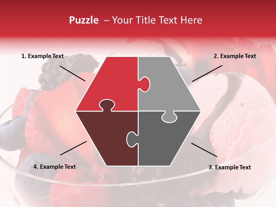 Frozen Dessert Sweet PowerPoint Template