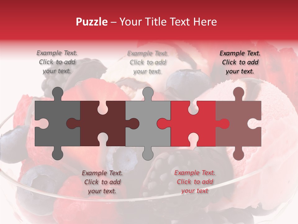 Frozen Dessert Sweet PowerPoint Template