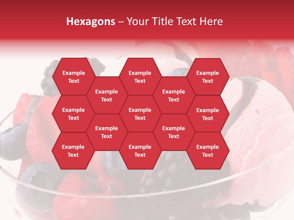 Frozen Dessert Sweet PowerPoint Template