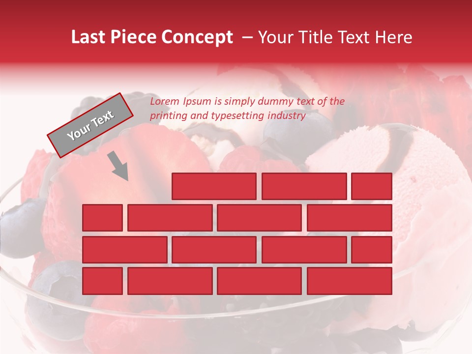 Frozen Dessert Sweet PowerPoint Template