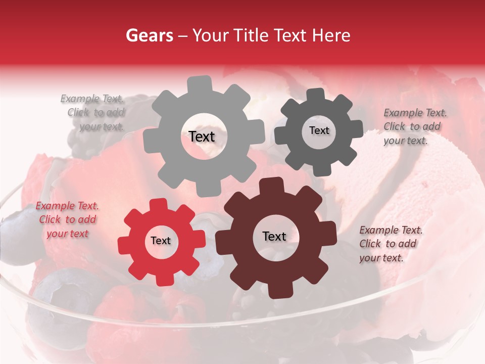 Frozen Dessert Sweet PowerPoint Template