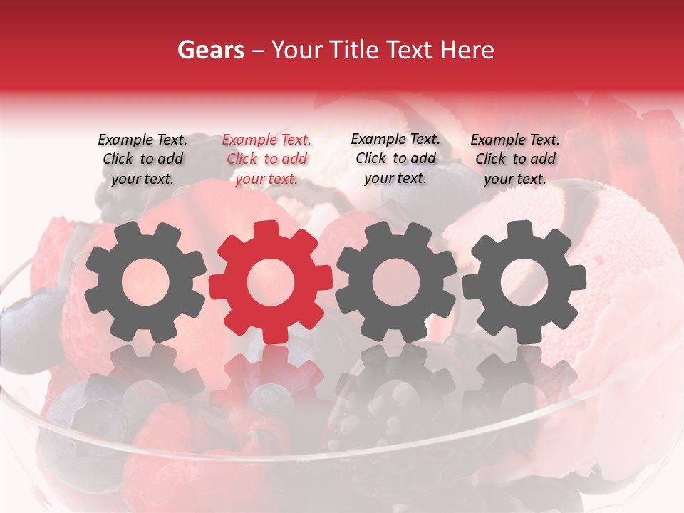 Frozen Dessert Sweet PowerPoint Template