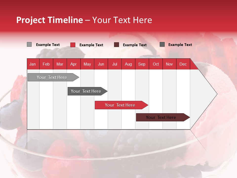 Frozen Dessert Sweet PowerPoint Template