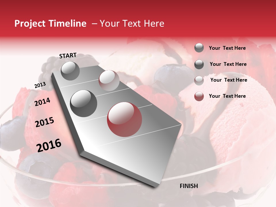 Frozen Dessert Sweet PowerPoint Template
