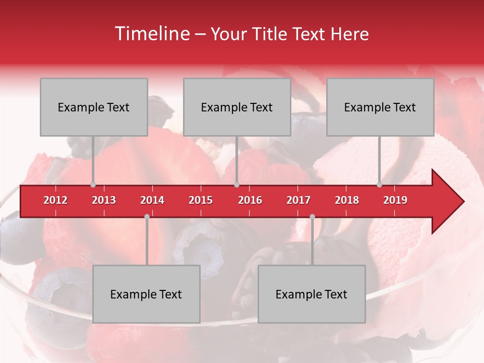 Frozen Dessert Sweet PowerPoint Template
