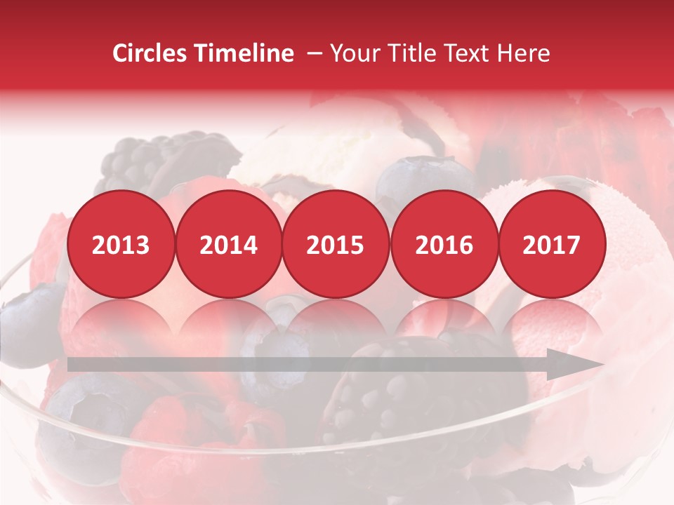 Frozen Dessert Sweet PowerPoint Template