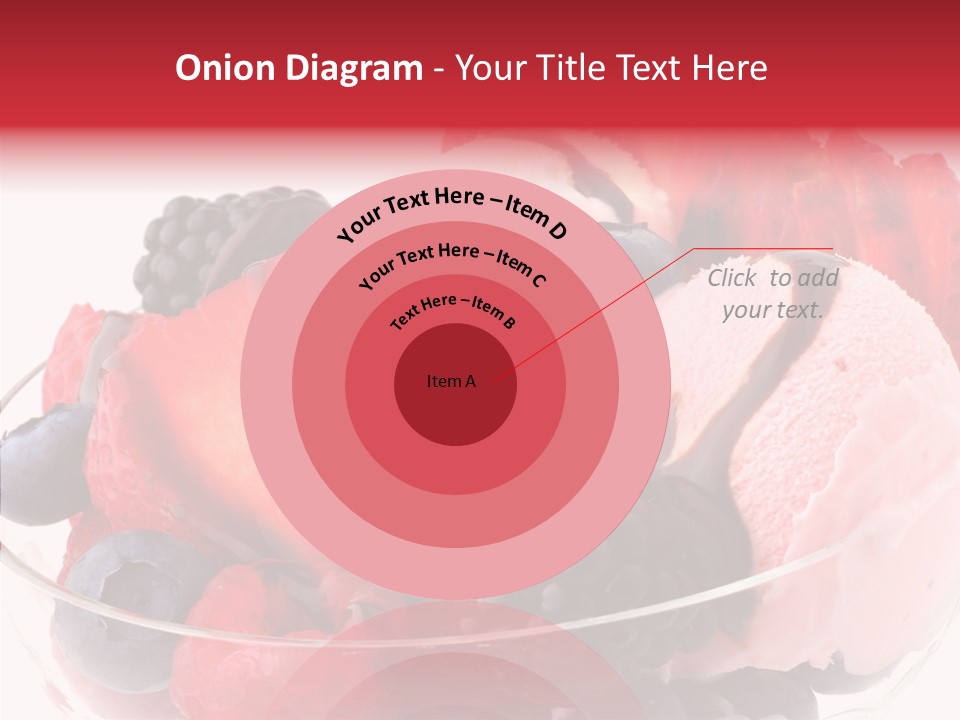 Frozen Dessert Sweet PowerPoint Template